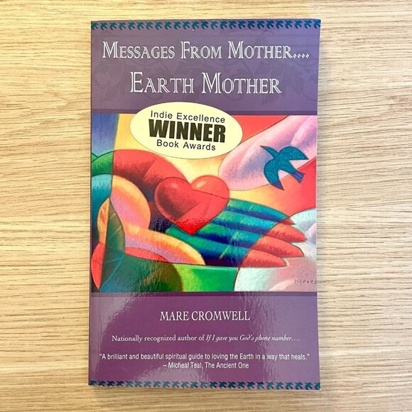 Messages From Mother Earth Mother By Mare Cromwell Signed First Edition - Picture 1 of 6